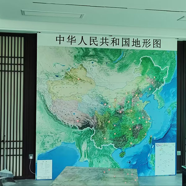 中国地图沙盘模型制作厂家案例
