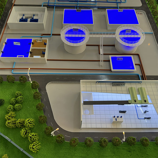 污水厂沙盘模型制作公司案例